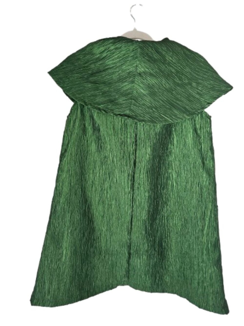 Megan Brogden Studio Crinkle Big Collar Tunic Vest "Bug Green" Sz M - Picture 5 of 14